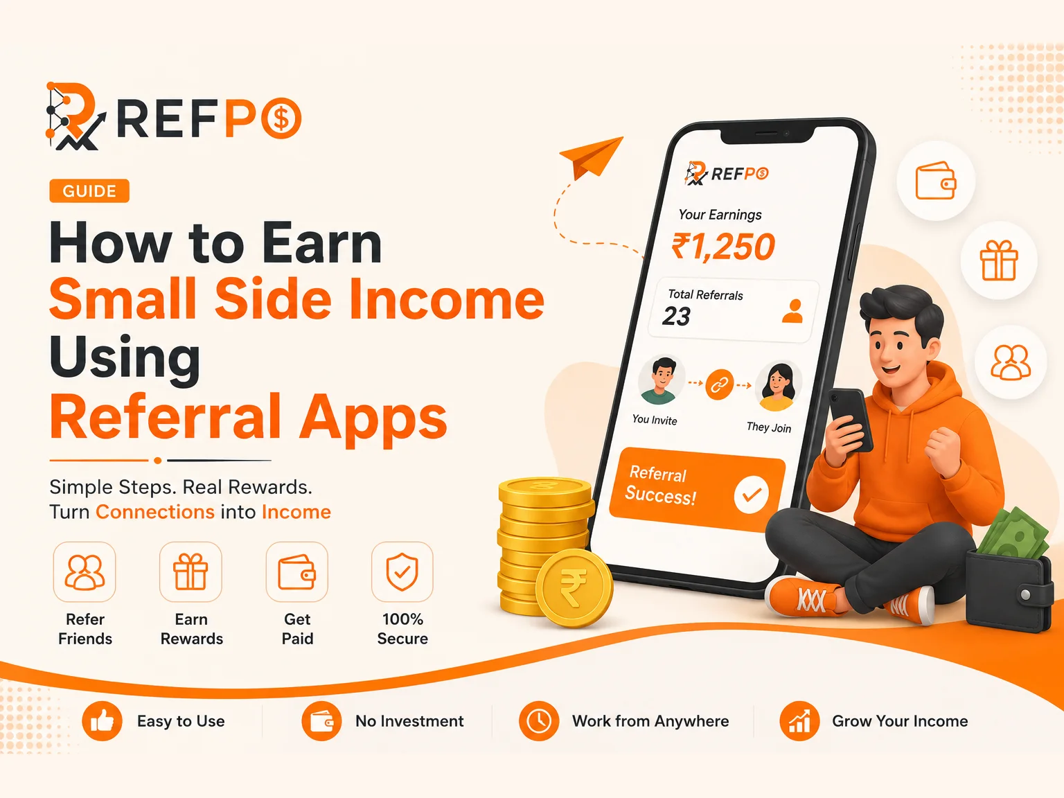 How to Earn Small Side Income Using Referral Apps