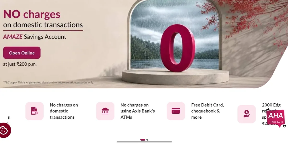 AMAZE Zero Balance Savings Account